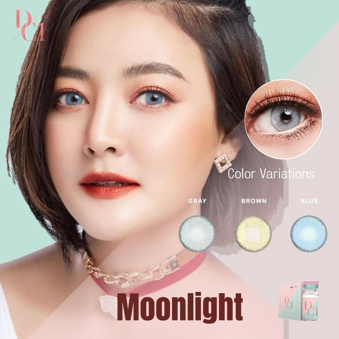 Dc1 Softlens Moonlight (Brown, Grey, Blue) - Normal S/D -5.00
