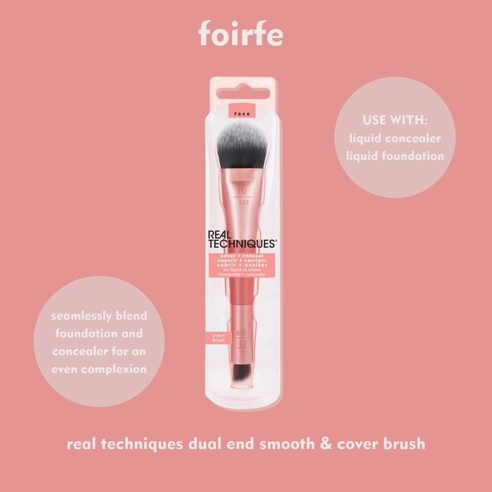 Real Techniques Dual End Smooth & Cover Brush