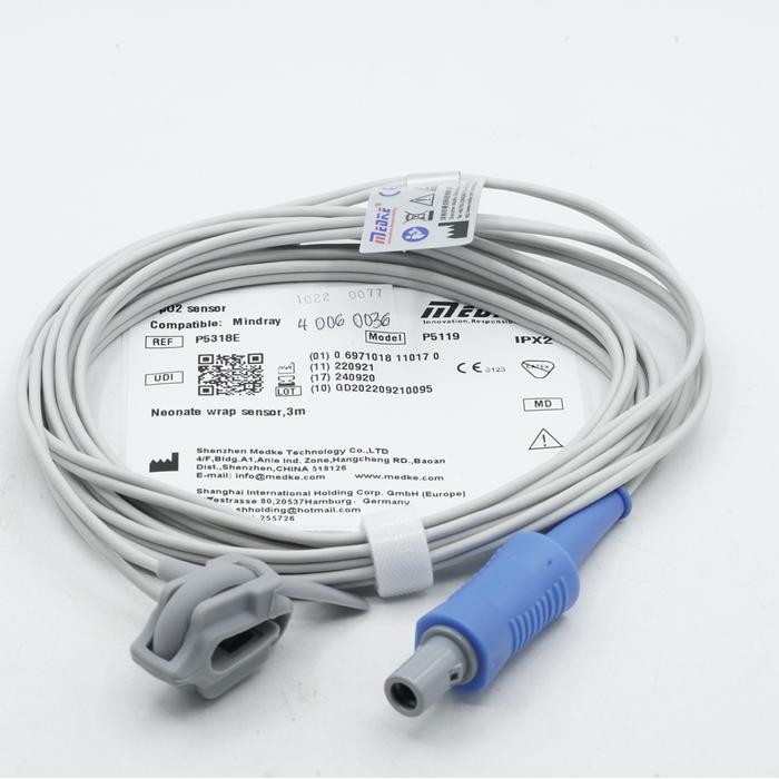 Medke Kabel Mindray Spo2 Neonate Wrap Sensor Cable 3Meter