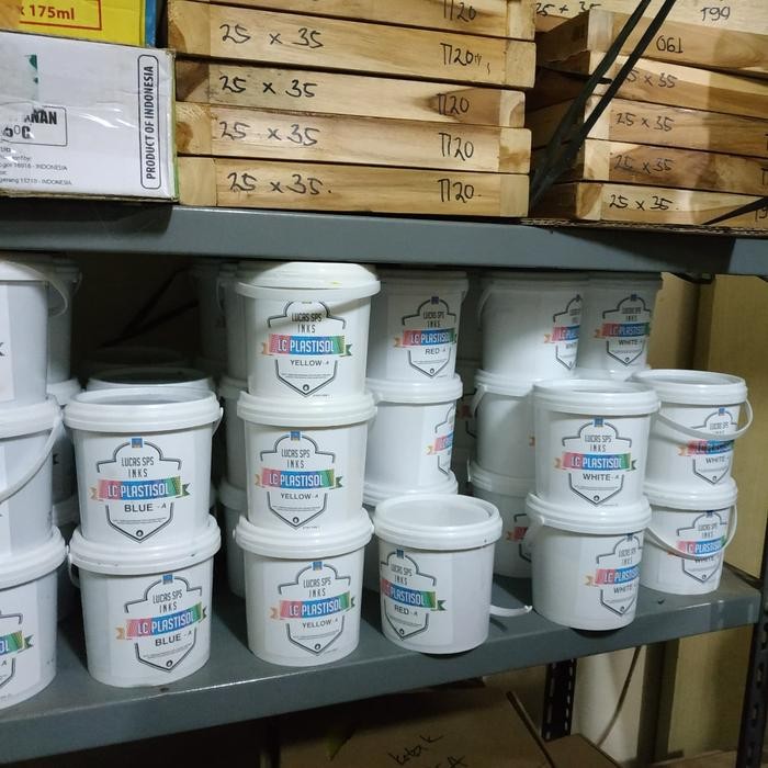 Tinta Plastisol Lucas Putih