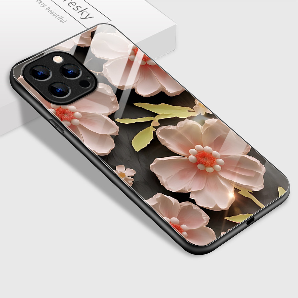 Casing Hp Untuk Compitable With iPhone 13 Pro Max Case Phone Hardcase Cassing Mode Bunga 2010 BL