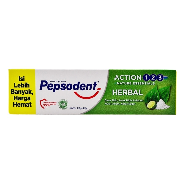 PEPSODENT ACTION123 HERBAL 100 GR