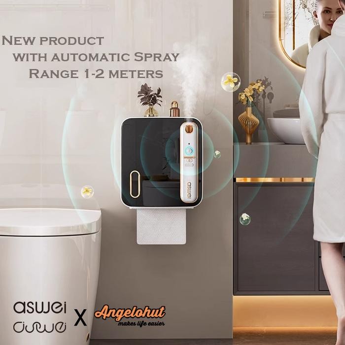 Aswei A121 Rak Tissue Dengan Parfum Automatic Sensor Spray