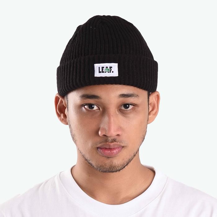 LEAF OG Logo Classic Black Beanie
