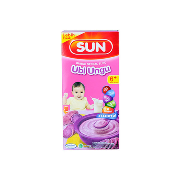 SUN BUBUR SEREAL SUSU UBI UNGU 120G