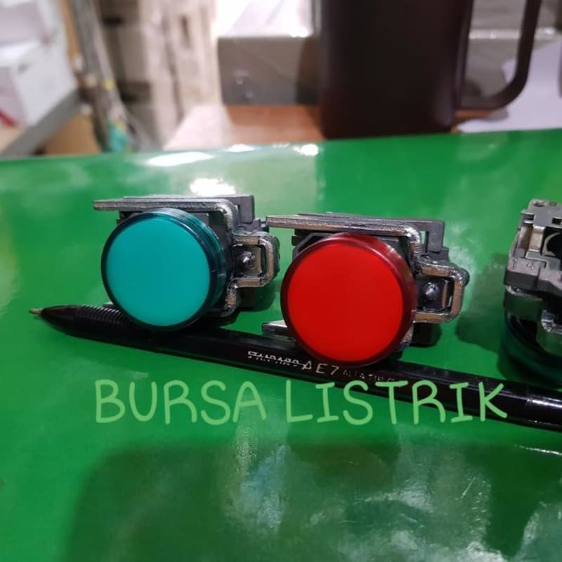 PILOT LIGHT XB4BVM PILOT LAMP SCHNEIDER INDICATOR LAMP