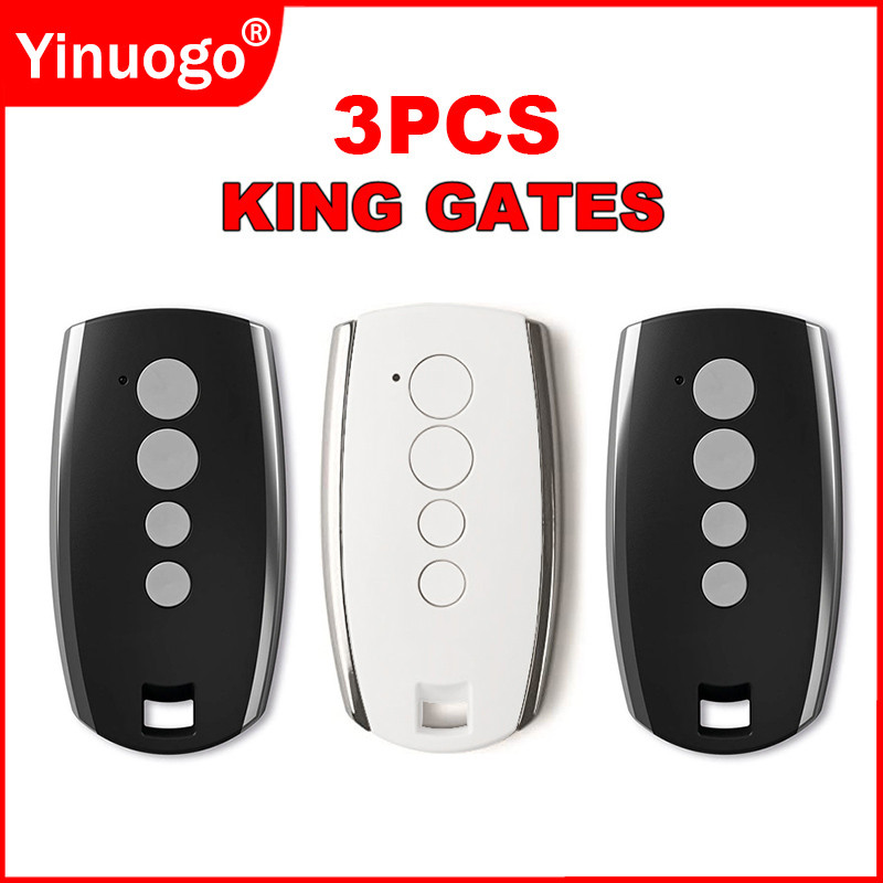 3PCS King Gates Garage Door Remote Control 433MHz Rolling Code