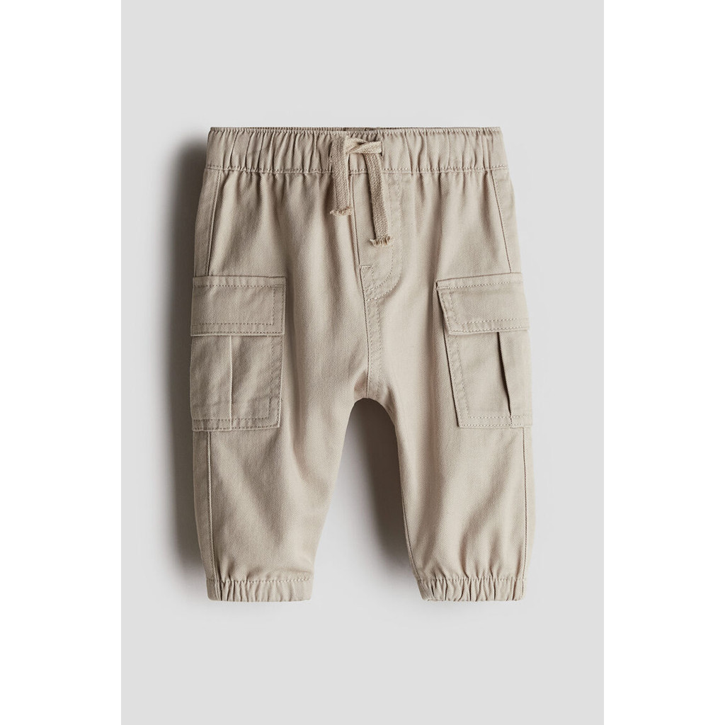 H&M JOGGERS DARI KAIN TWILL KATUN