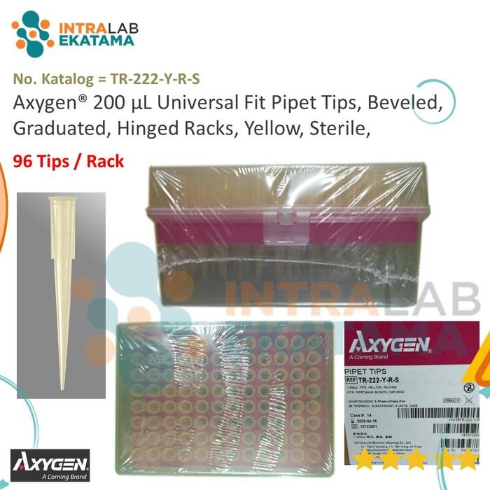 YELLOW TIPS 200L, STERILIZED UNIVERSAL, FIT PIPET TIP WITH REFERENCE