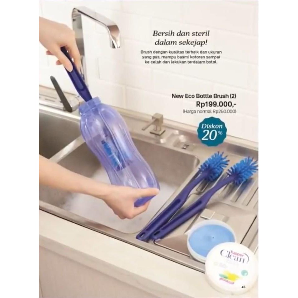 [Expert] Tupperware Eco Brush sikat botol