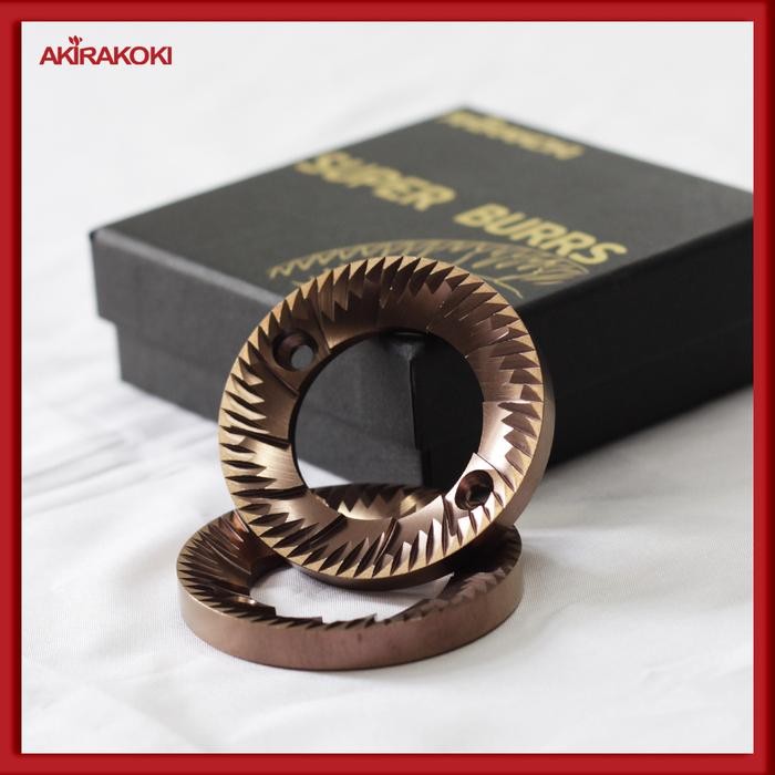 Flat Burr Grinder Titanium Coated Universal 60 mm