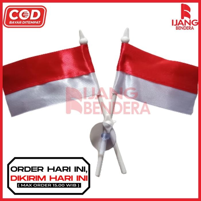 """""] BENDERA SILANG TEMPEL KACA