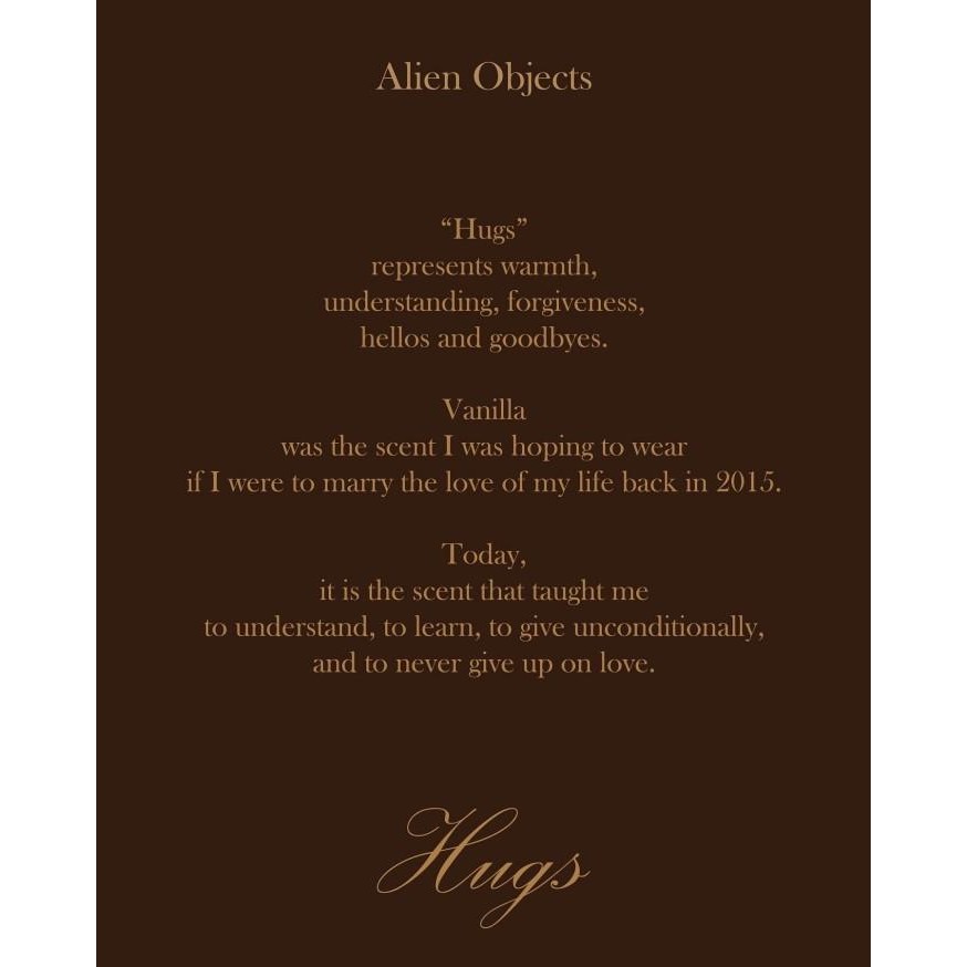 [Allthebest] Parfume Alien Objects - HUGS - 30ml Eau de Parfum