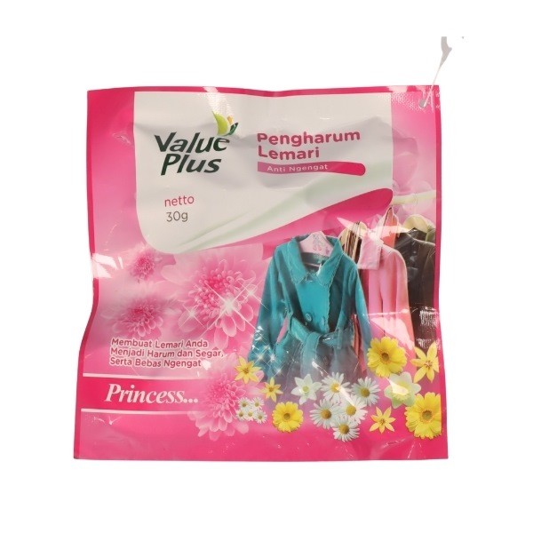 VALUE PLUS PENGHARUM LEMARI PRINCESS 30 GR