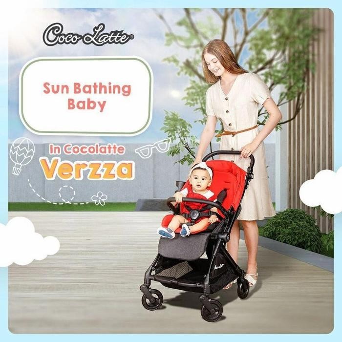 Stroller Cocolatte Verzza Reversible Handle 4WD Compact