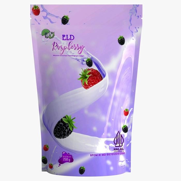 ELD Raspberry minuman Susu serbuk 250 gr