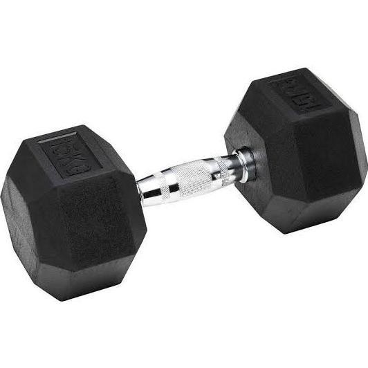 Dumble barbel Rubber Hexagonal ROX 15kg