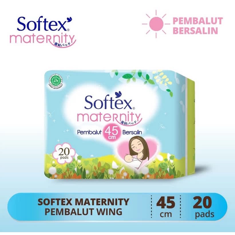 SOFTEX MATERNITY 45CM 20X20'S - RAJA SUSU