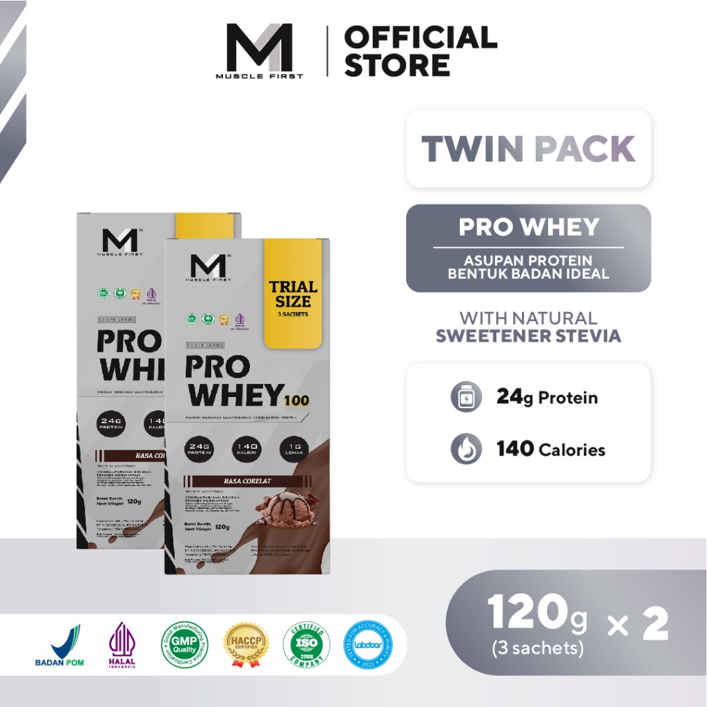 [BUNDLE] MUSCLE FIRST Whey 100 Box x2 pcs - Whey Protein