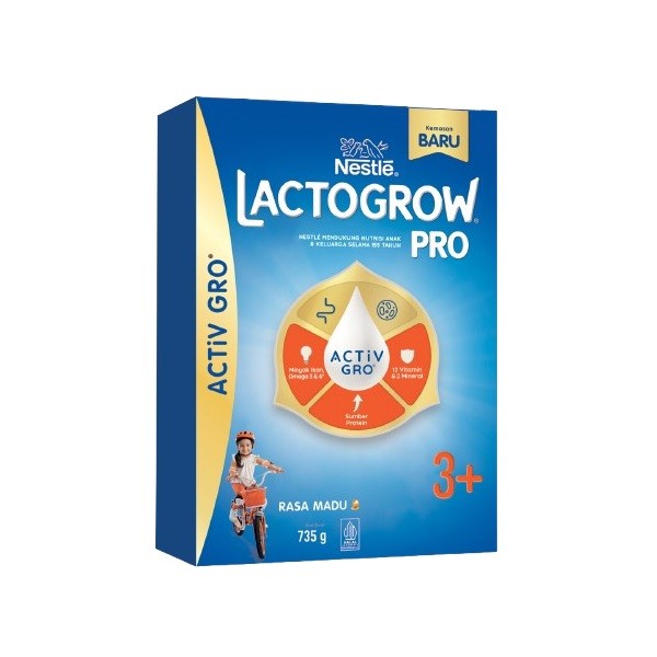 LACTOGROW PRO 3+ MADU 735 GR