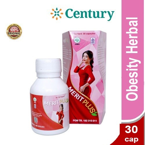 MERIT PLUS 30 CAPSULES / SUPLEMEN DIET / SUPLEMEN HERBAL/PELANGSING/DIET