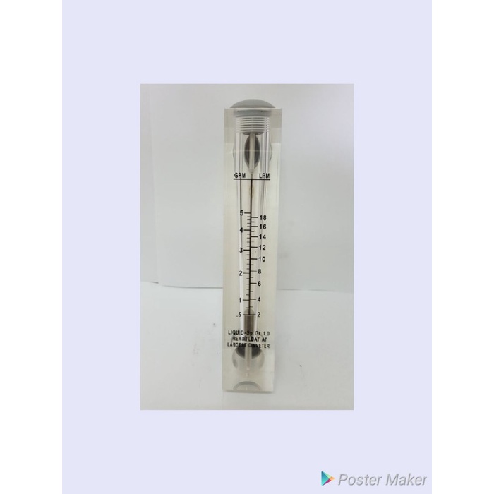 PROMO! Rotameter 5 gpm / Flowmeter 5gpm model panel RO