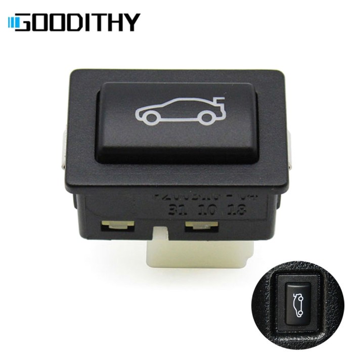 Trunk Release Boot Button Tailgate Rear Switch Cover Replacement For