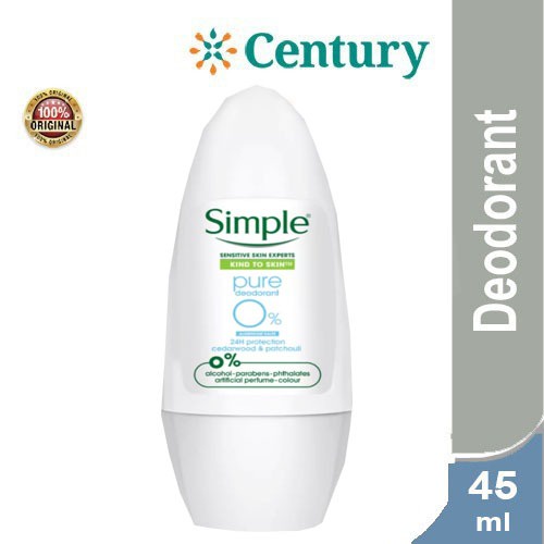 Simple Pure Deodorant 45ml / Deodoran
