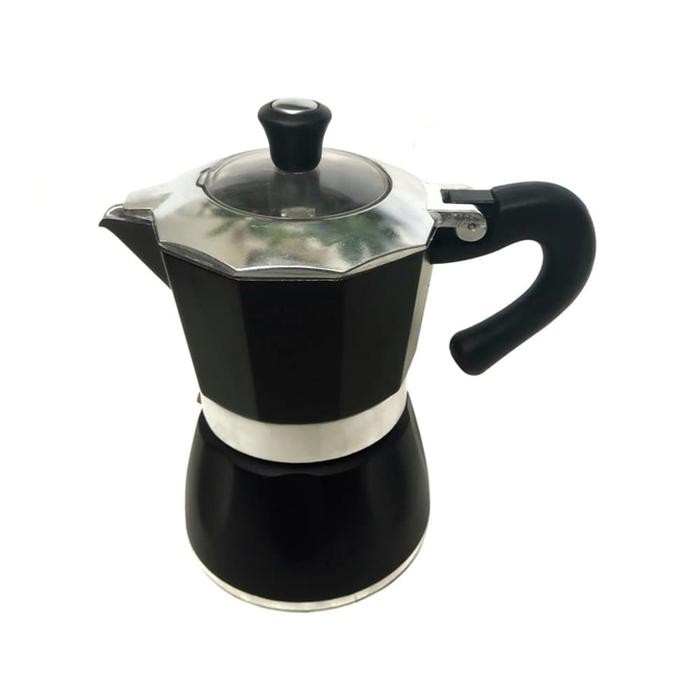 CAFETERA MOCCA COFFEE POT - BLACK