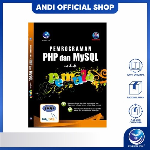 Penerbit Andi -Buku Pemrograman PHP Dan MySQL Untuk Pemula