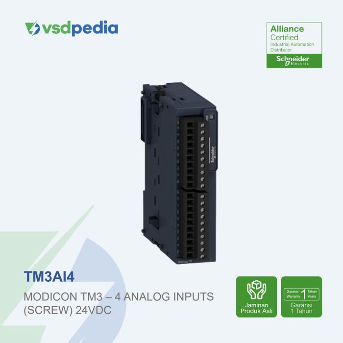 SNEIDER MODULE TM3-4 ANALOG INPUTS TM3AI4