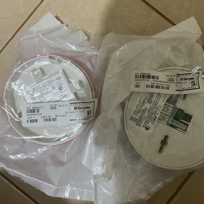 TERBARU! heat detector simplex 4098 9733 base