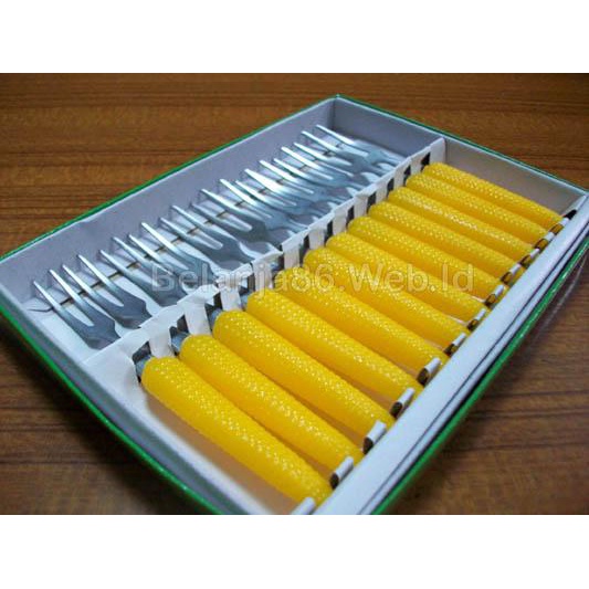 12pcs Garpu jagung