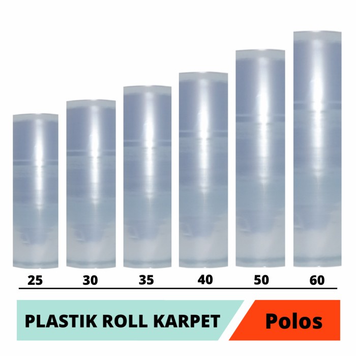 Lengkap- Plastik Laundry Karpet Roll