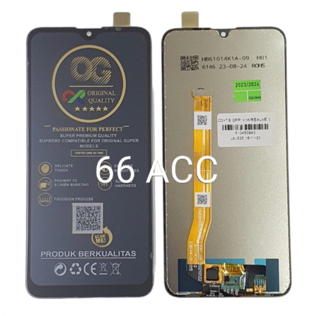 Lcd Oppo A1K / Realme C2 Fullset + Touchscreen