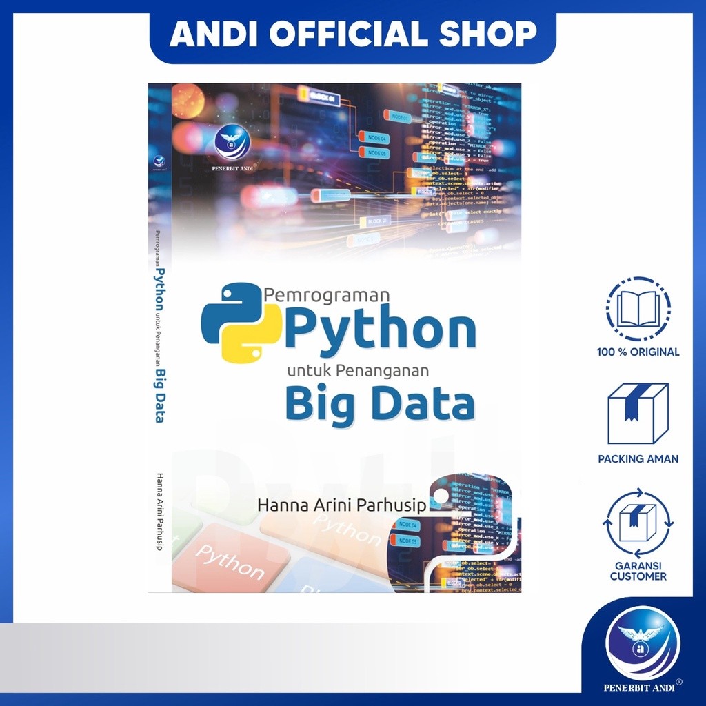 Penerbit Andi - Buku Pemrograman Python Untuk Penanganan Big Data