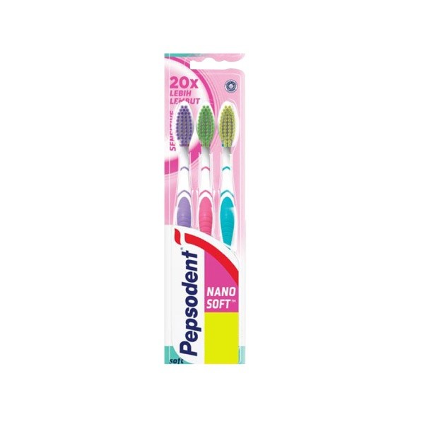 PEPSODENT TOOTHBRUSH NANO SOFT SENSITIVE MP3