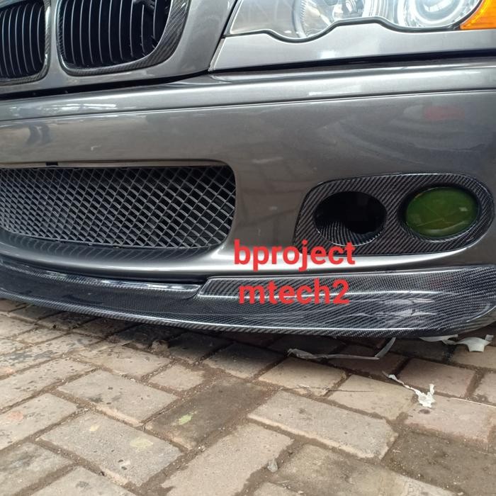 PREMIUM lips bmw e46 m tech2. real carbon