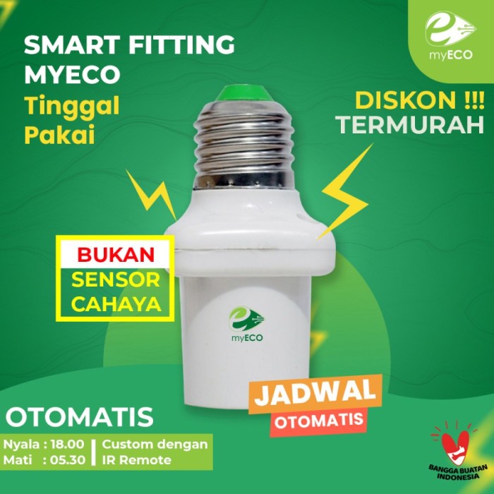 Fitting pitting piting Lampu teras Jadwal timer Otomatis FA-224 FA224