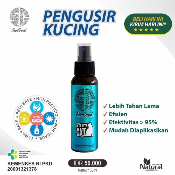 BYE BYE CAT SPRAY - Spray Pengusir Kucing