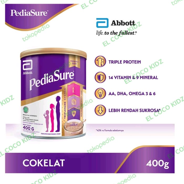 pediasure coklat 400gr