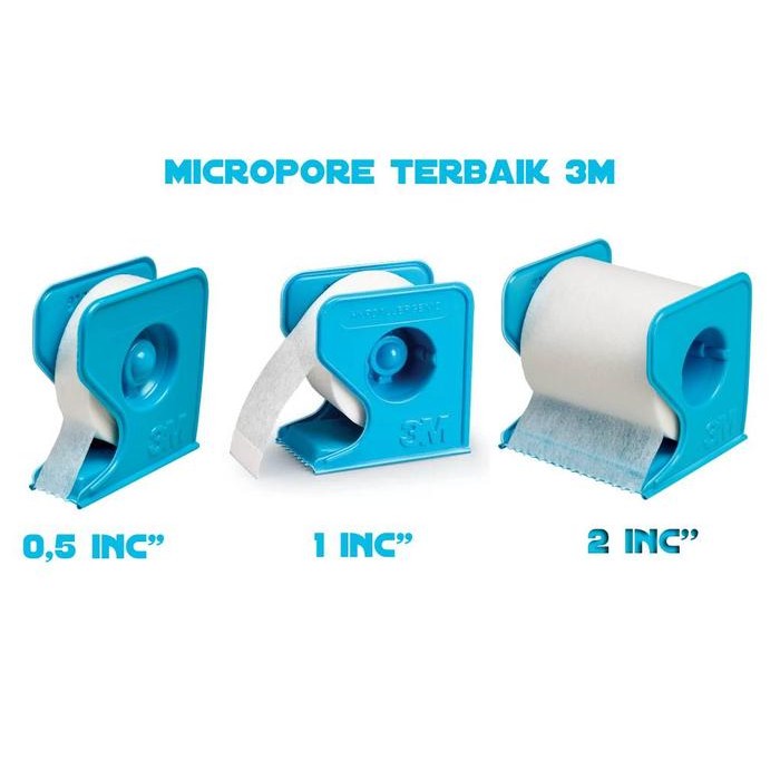 3M MICROPORE PLESTER LUKA TERBAIK