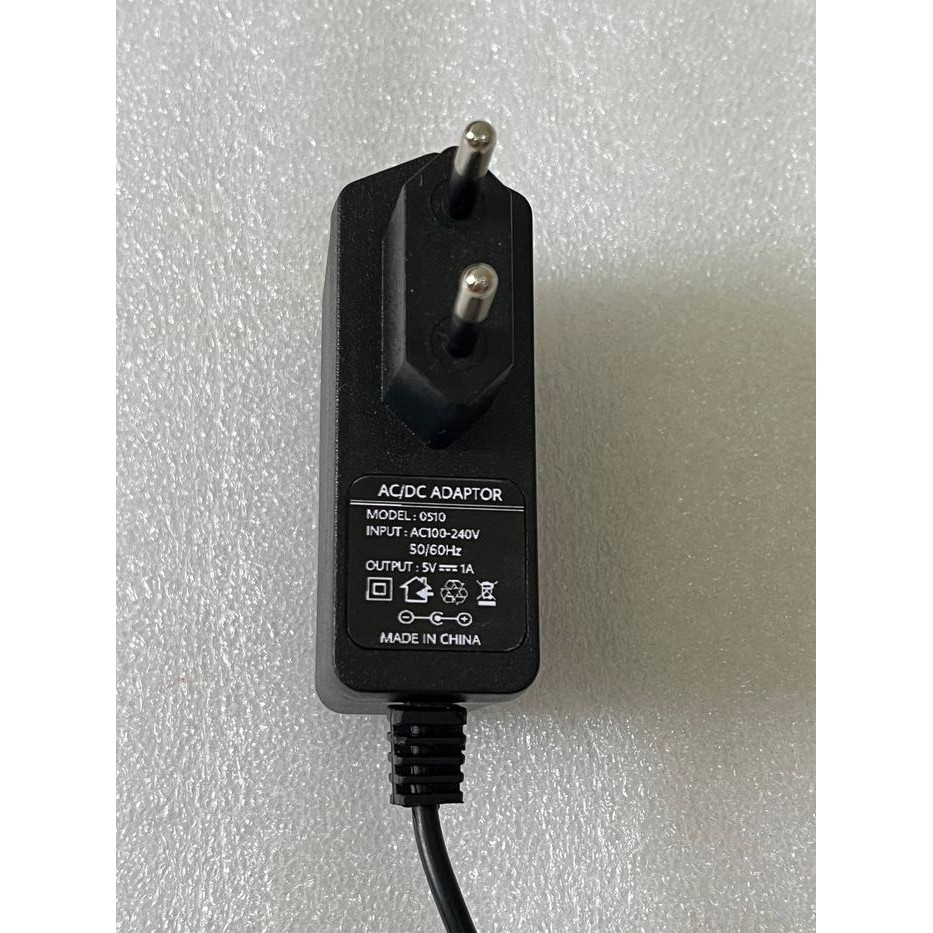 AC/DC ADAPTOR 5V 1A MODEL : 0510