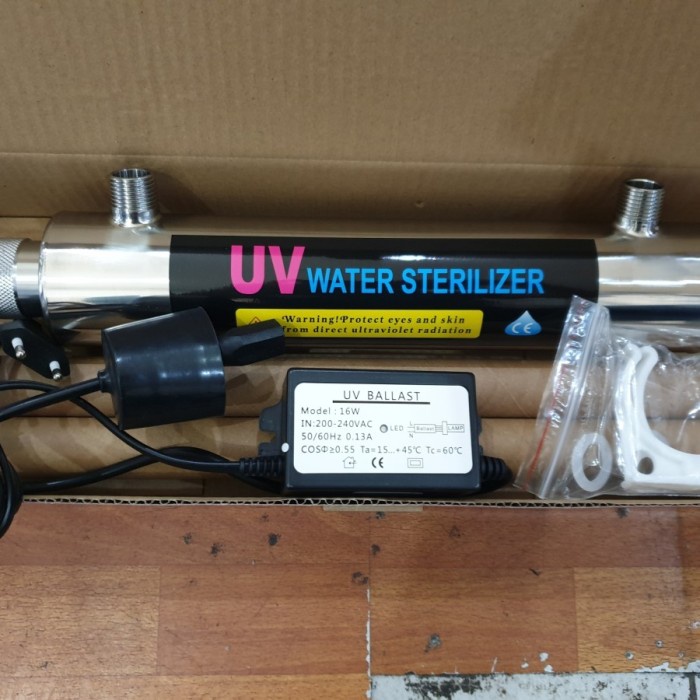 Uv Sterilizer 2Gpm - 4Gpm ( 1 Set) 16Watt