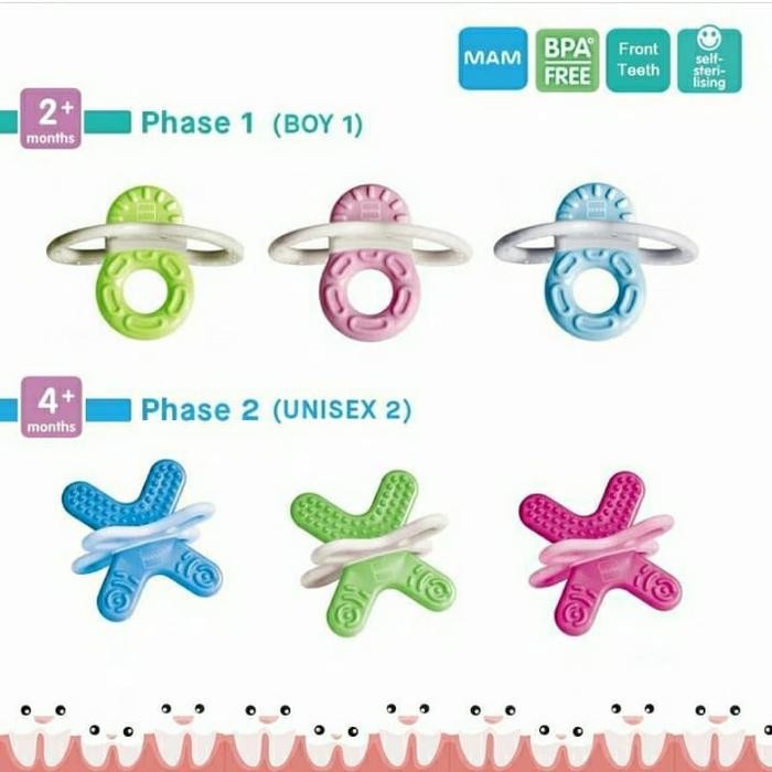 MAM Bite & Relax Mini Teether - gigitan bayi