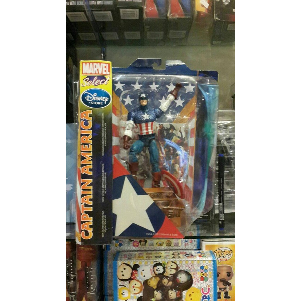 mainan marvel select captain america first avanger comic