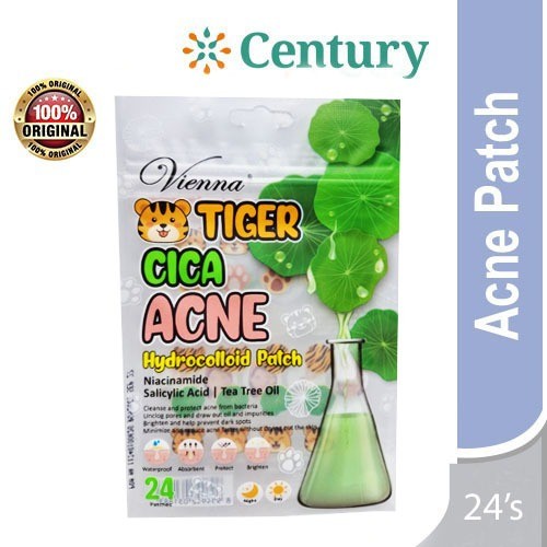 Vienna Tiger Cica Acne Hydrocollidopatch Patch 24's / Acne Patch