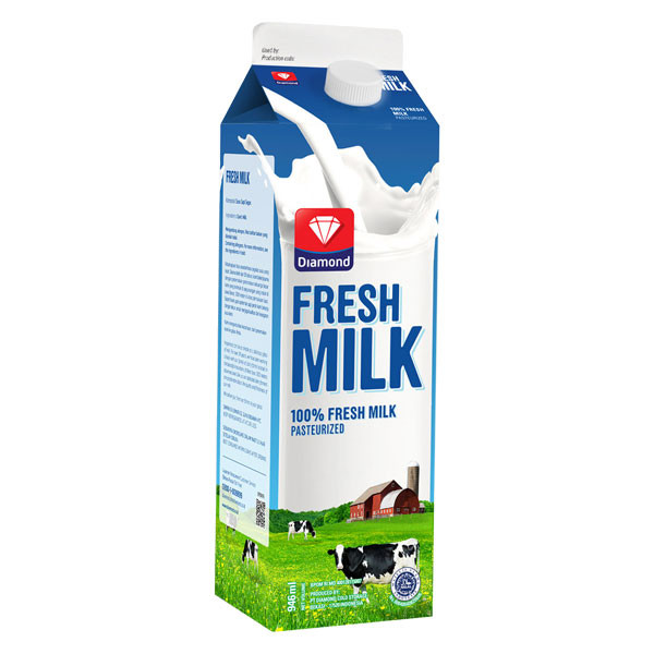 DIAMOND FRESH MILK PLAIN 946ML