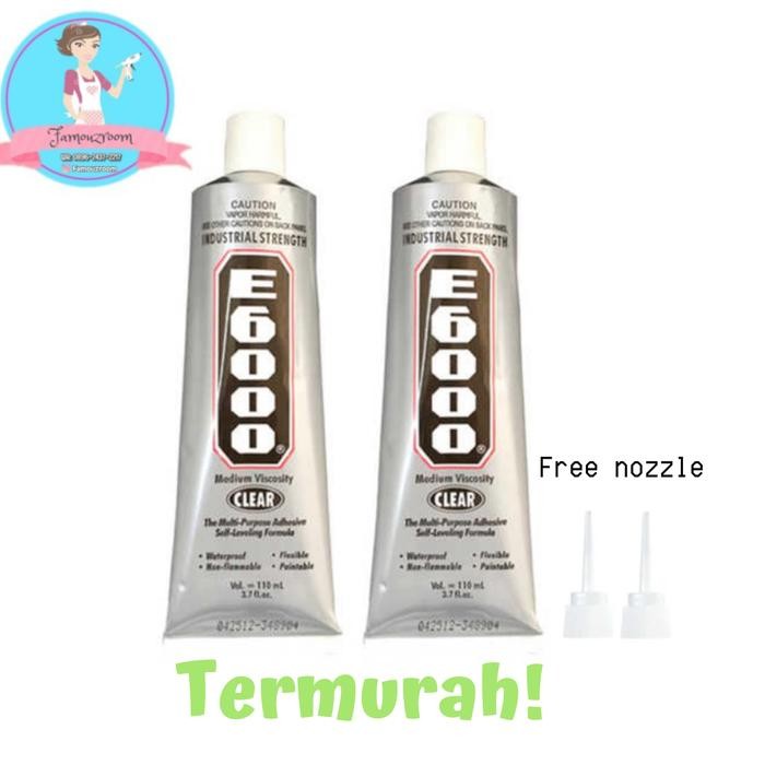 Lem E6000 110ml / DIY bling case / Lem deco case / Lem E6000 TERMURAH