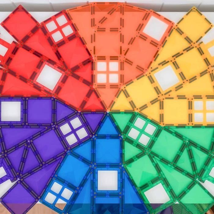 Connetix Tiles Rainbow Creative Pack 102 pc gals